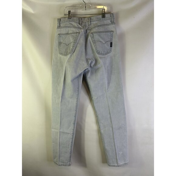 Vintage 90s GUESS High Rise Button Fly Tapered Faded Jeans USA - Picture 7 of 11